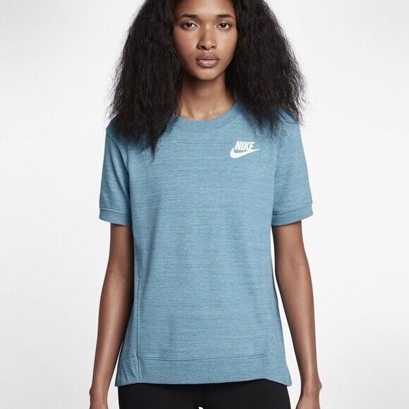 Nike Sportswear Gym Crew Short Sleeve Womens Size XL‎ - Picture 1 of 4